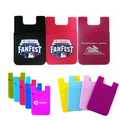 New Adhesive Silicone Phone Pocket Sleeve (3 2/5"x2 1/5")